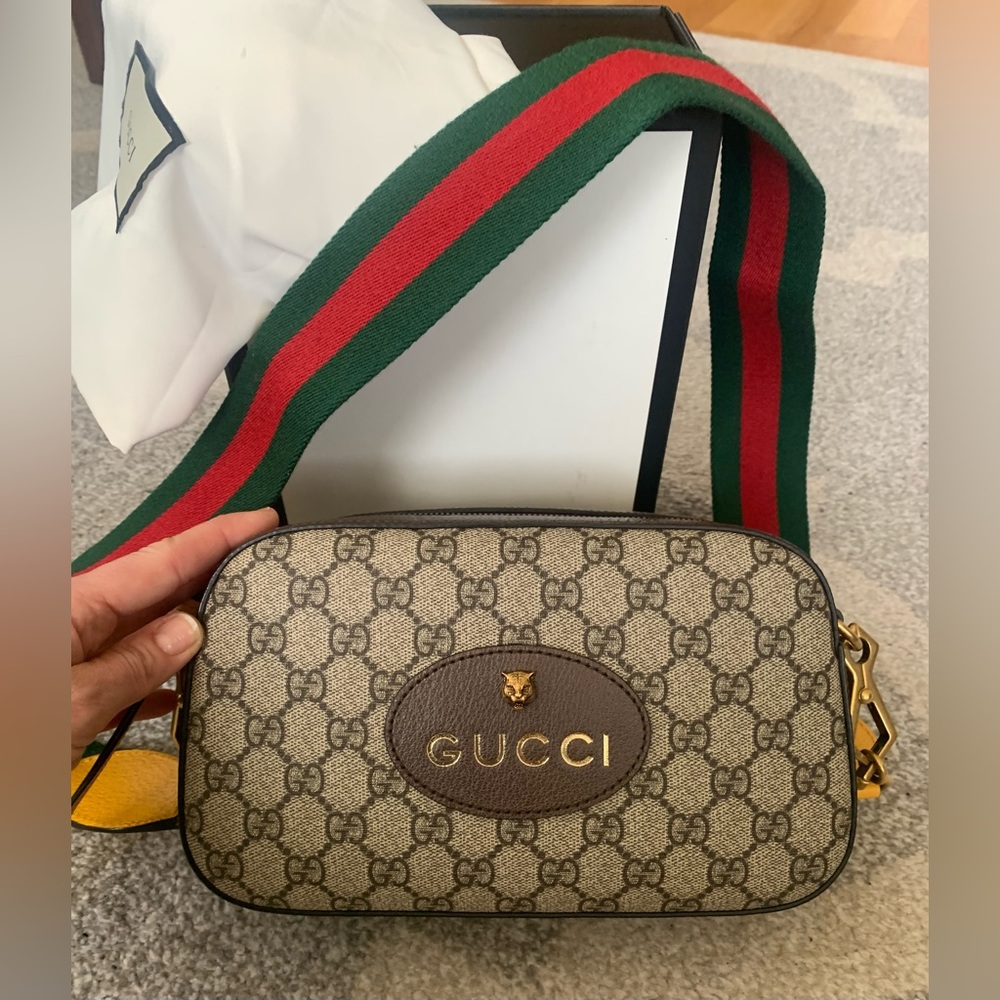 Gucci Neo-Vintage GG Supreme Shoulder Bag NWT - Picture 4 of 16
